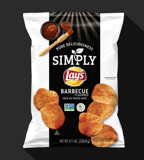 LAY'S® Simply BBQ Flavored Thick Cut Potato Chips