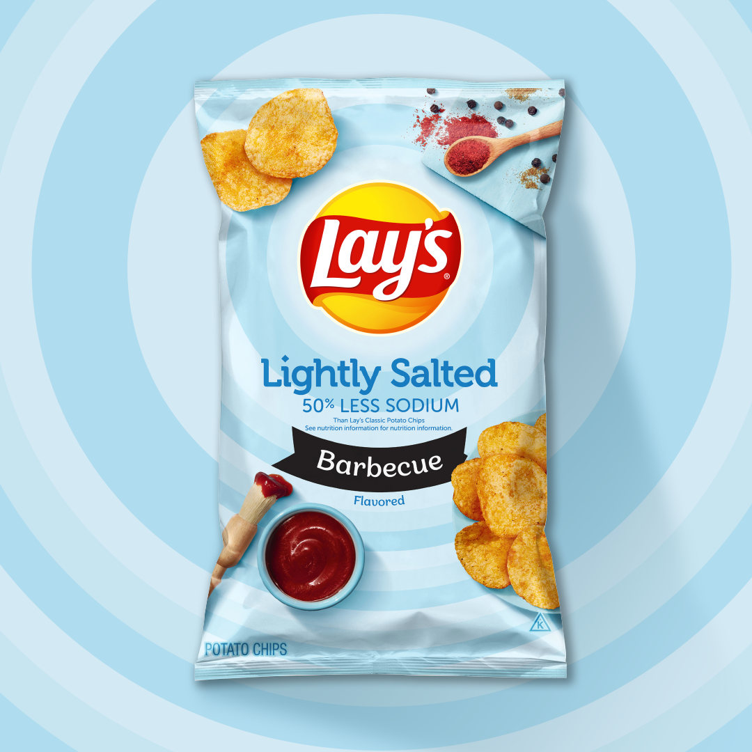 LAY'S® Lightly Salted BBQ Flavored Potato Chips