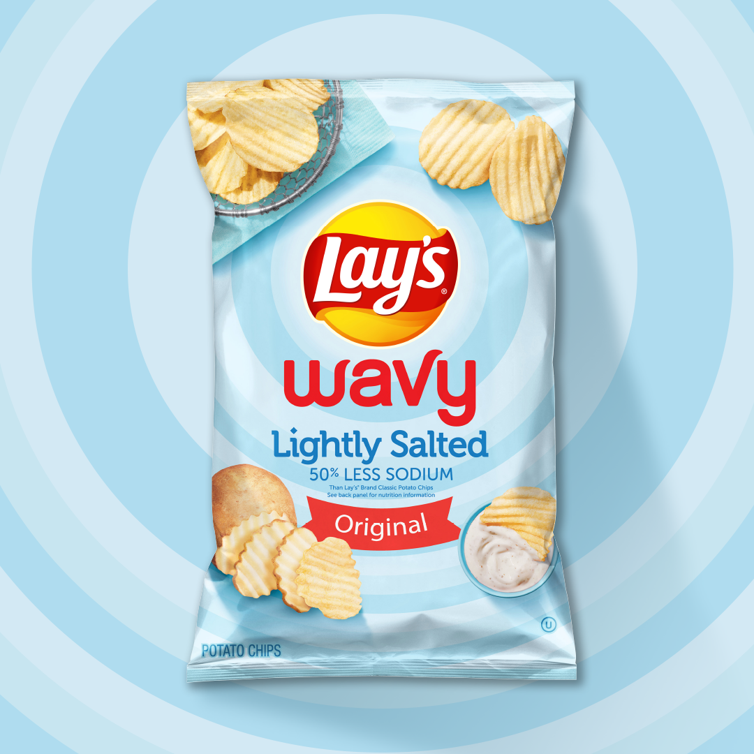 LAY'S® Wavy Lightly Salted Potato Chips