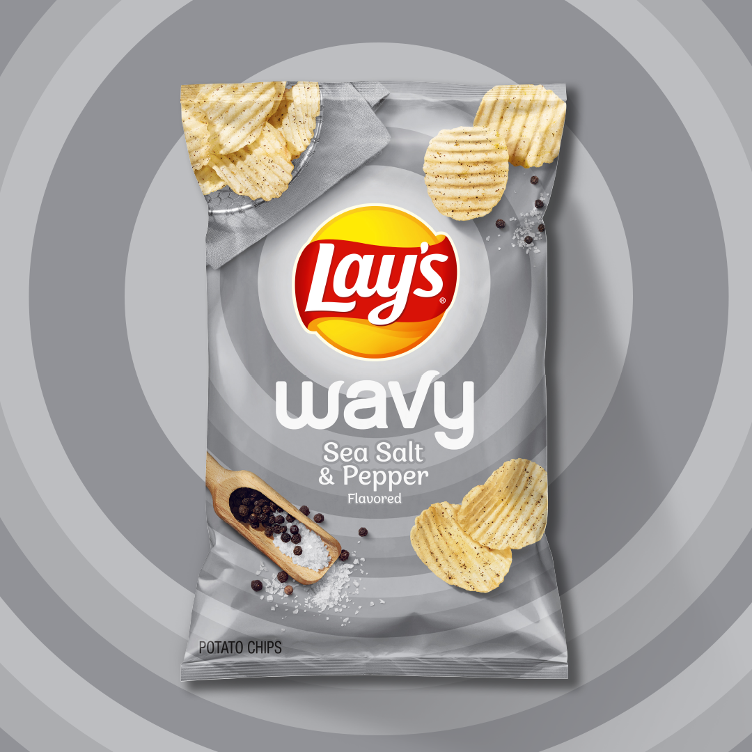 LAY'S® Wavy Salt & Pepper Flavored Potato Chips