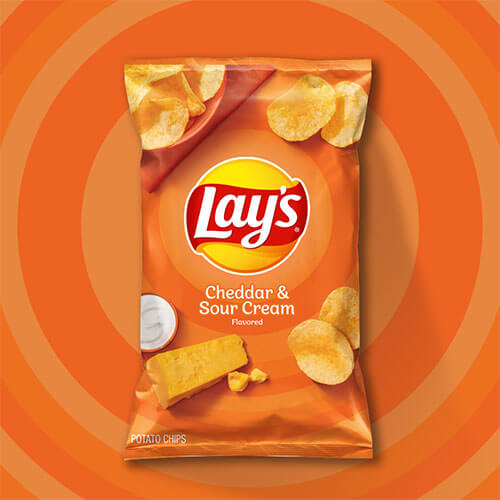 LAY'S® Cheddar & Sour Cream Flavored Potato Chips