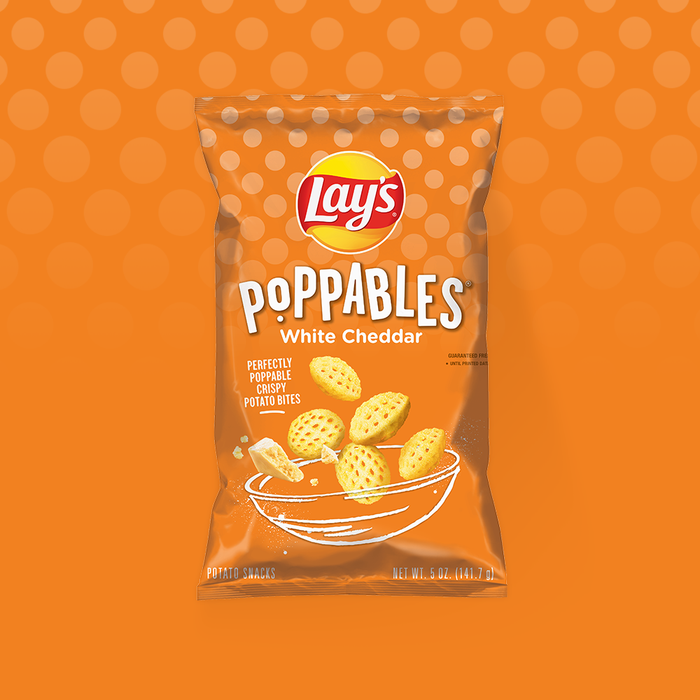 LAY'S® Poppables® White Cheddar Flavored Potato Snacks