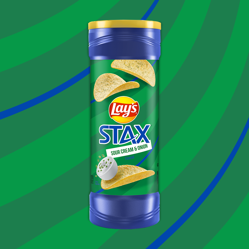 LAY'S® STAX® Sour Cream & Onion Flavored Potato Crisps